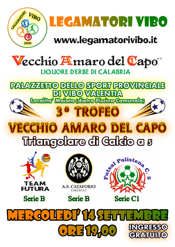 Locandina Trofeo Amaro del capo