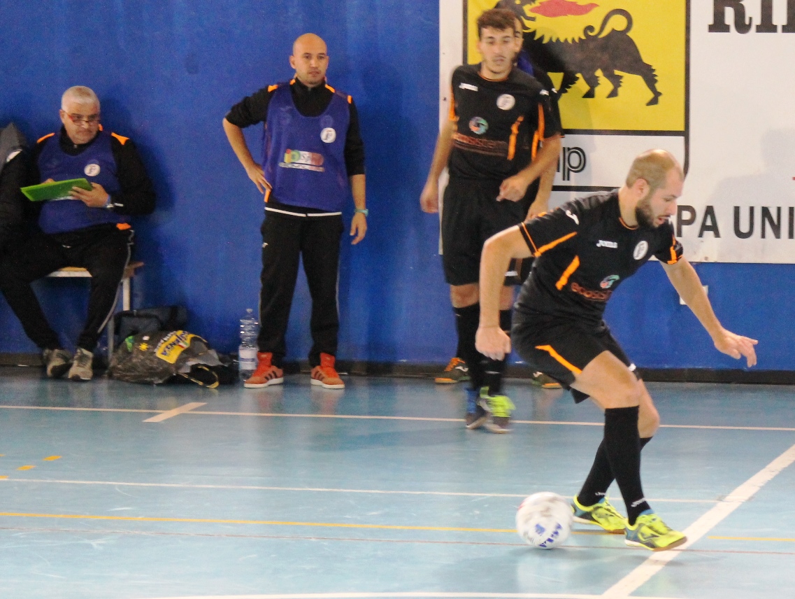 Morelli (Lamezia Soccer) in azione